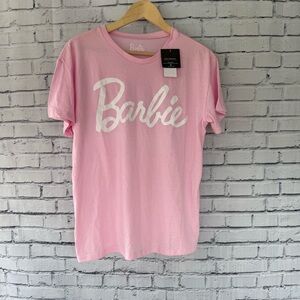 Barbie Light Pink Tee with White Logo